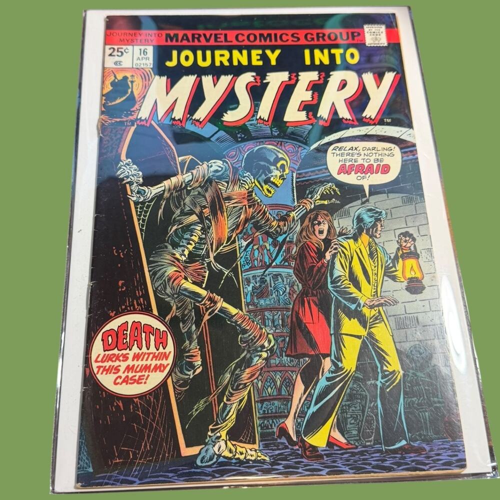 Journey Into Mystery #16 (Marvel Comics Group, Apr 1972) Vintage Horror Mummy!
